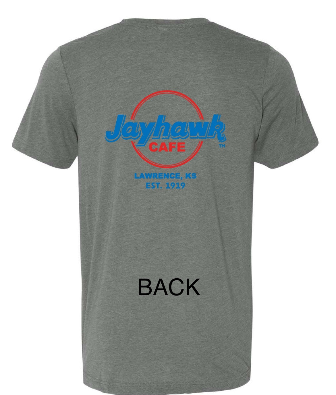 Basic Grey Circle Logo Jersey Short Sleeve T-Shirt