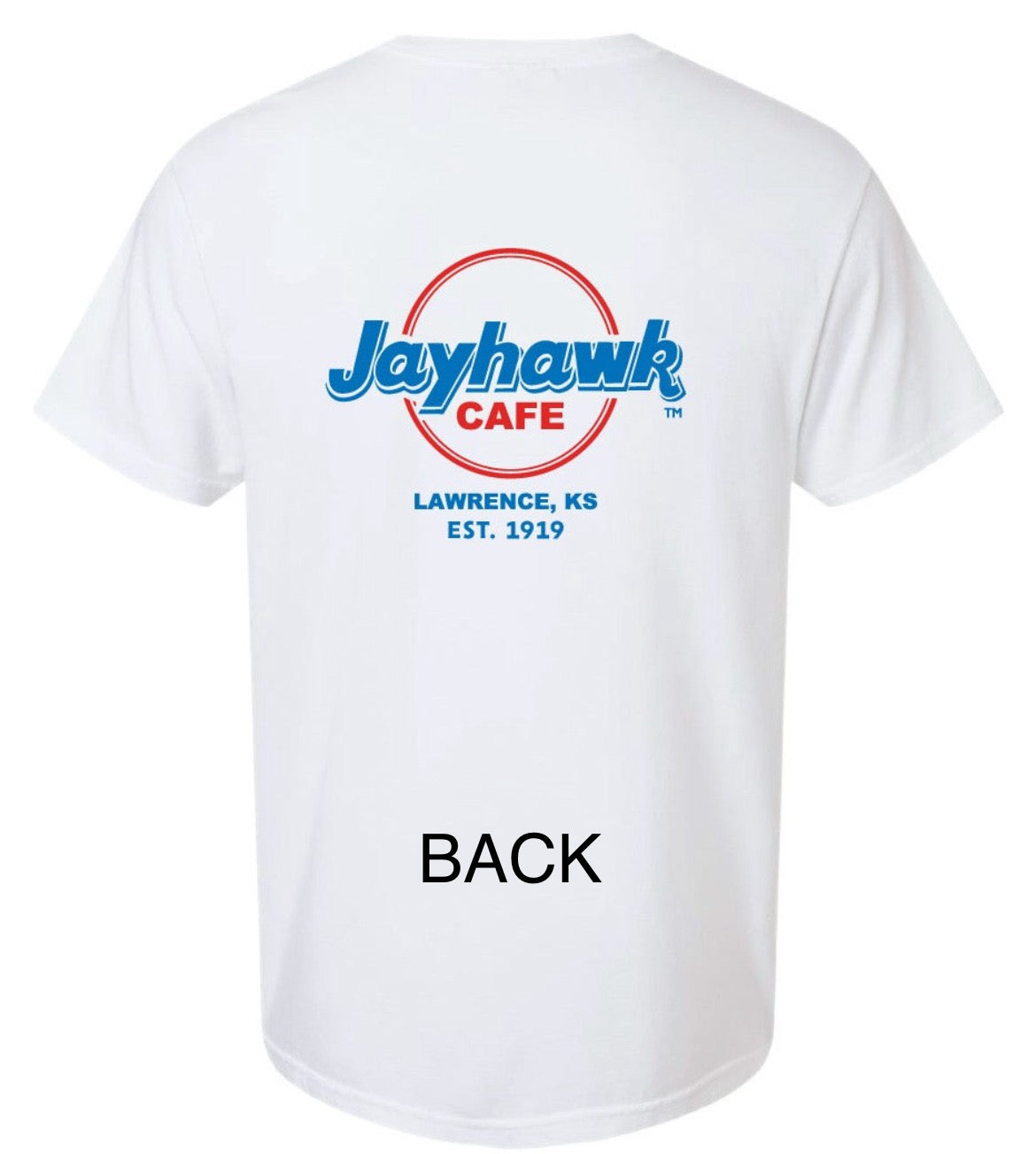 Basic White Circle Logo Short Sleeve T-Shirt