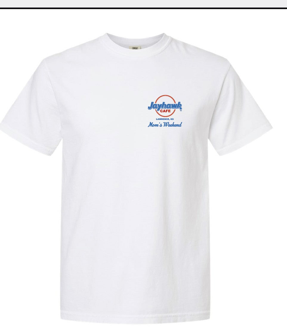 Mom's Weekend Jayhawk Cafe Short Sleeve T-Shirt