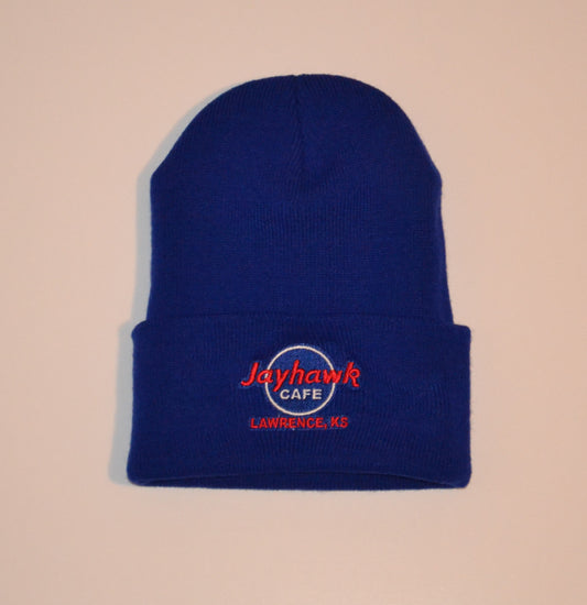 Jayhawk Cafe Royal Blue Beanie