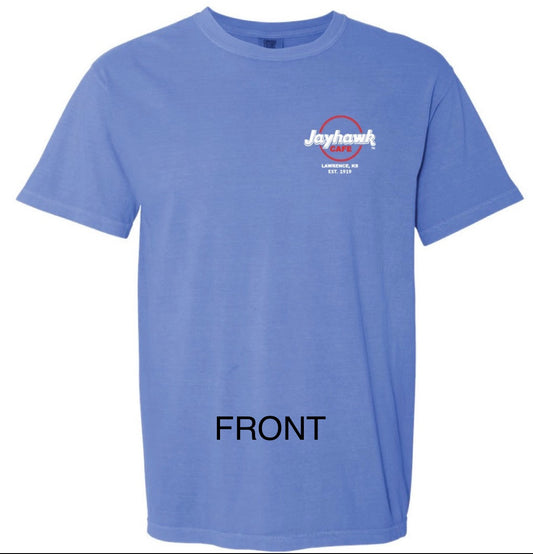 Basic Blue Circle Logo Short Sleeve T-Shirt