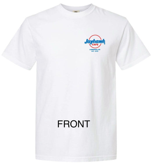 Basic White Circle Logo Short Sleeve T-Shirt