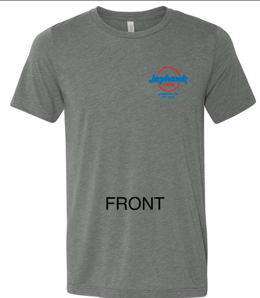 Basic Grey Circle Logo Jersey Short Sleeve T-Shirt
