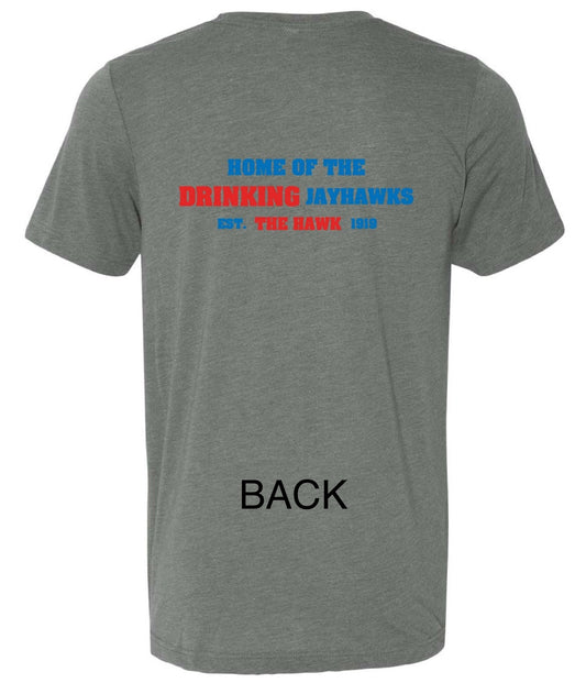 Drinking Grey Jersey Short Sleeve T-Shirt