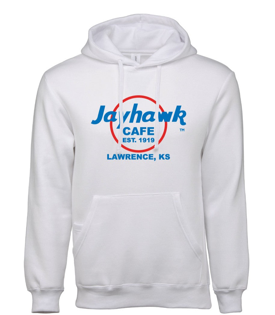 White Jayhawk Hoodie